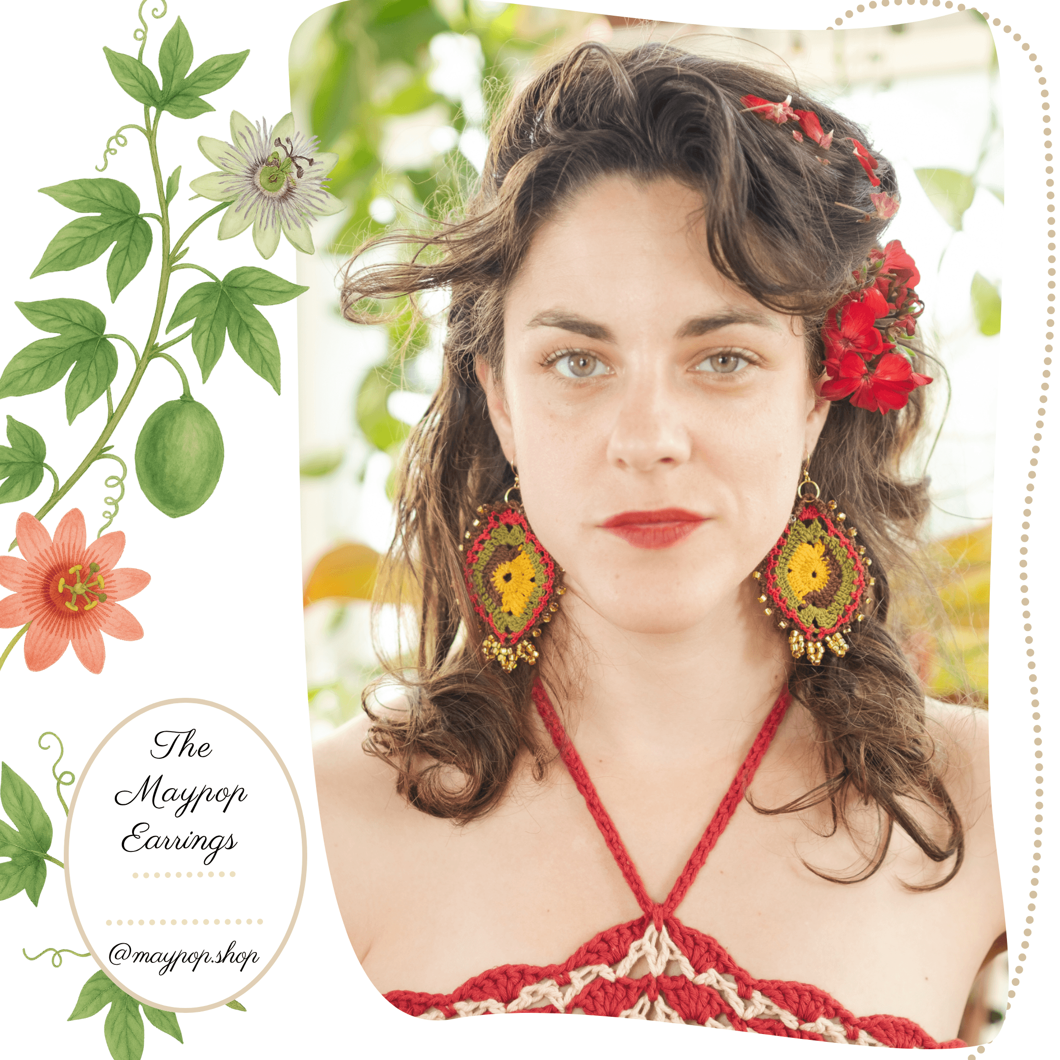The Maypop Earrings